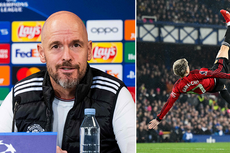 Ten Hag makes Garnacho claim after stunning bicycle kick goal against Everton
