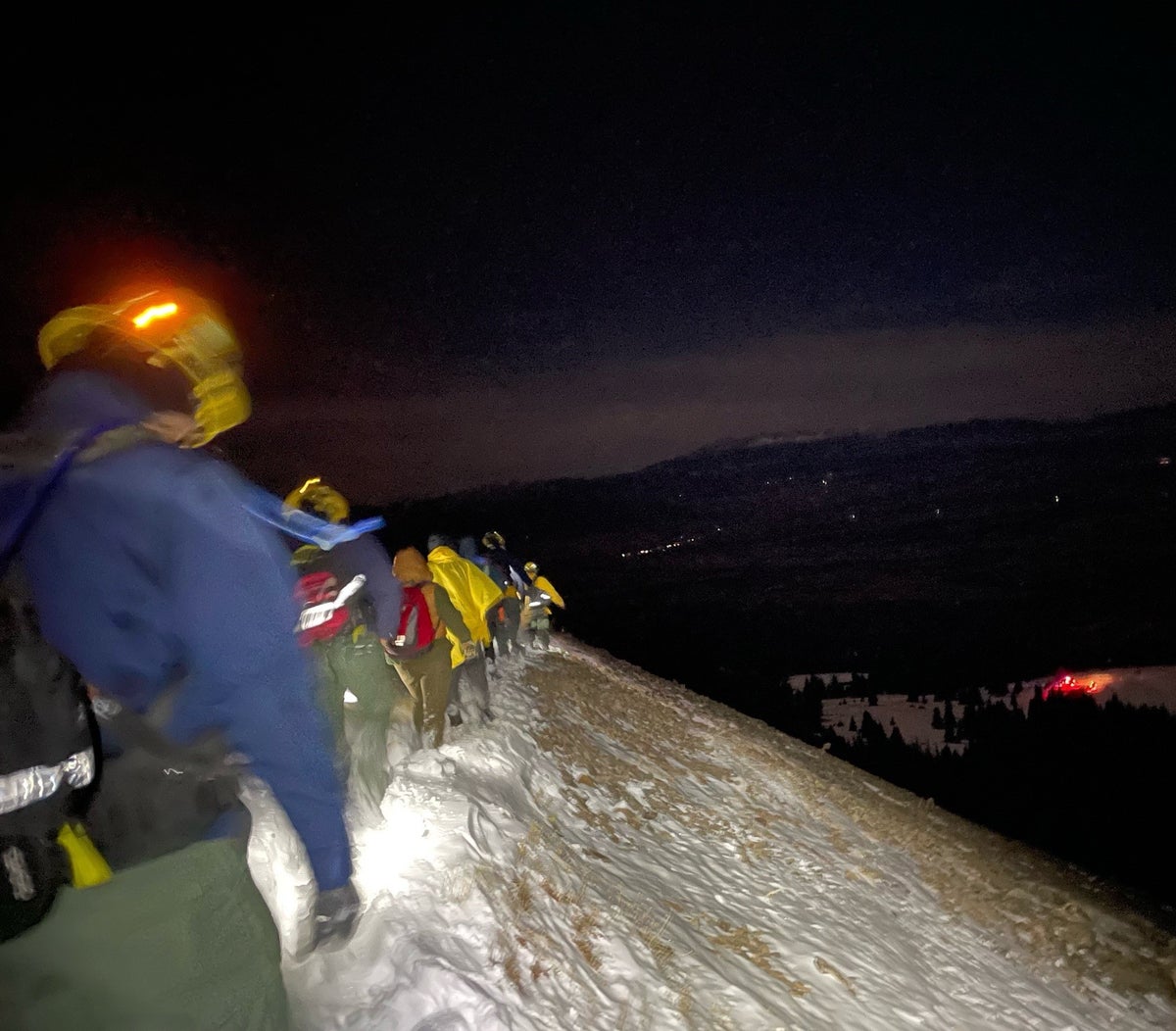 Stranded family of five dramatically rescued from icy Colorado mountain