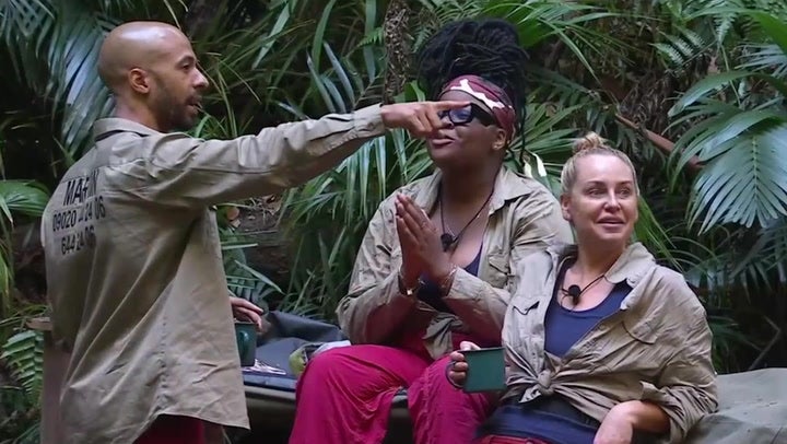 <p>Marvin Humes shares details about marriage to Rochelle to I’m A Celeb campmates.</p>