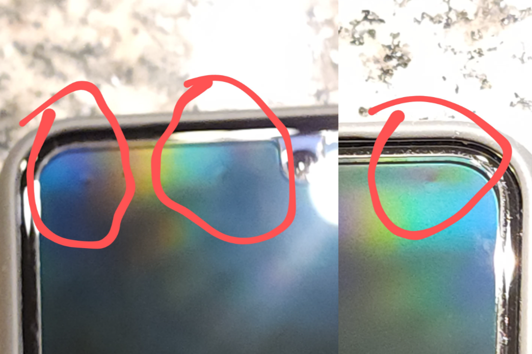 Users uploaded images to Google support forums of the bumps appearing on the Pixel 8 Pro display