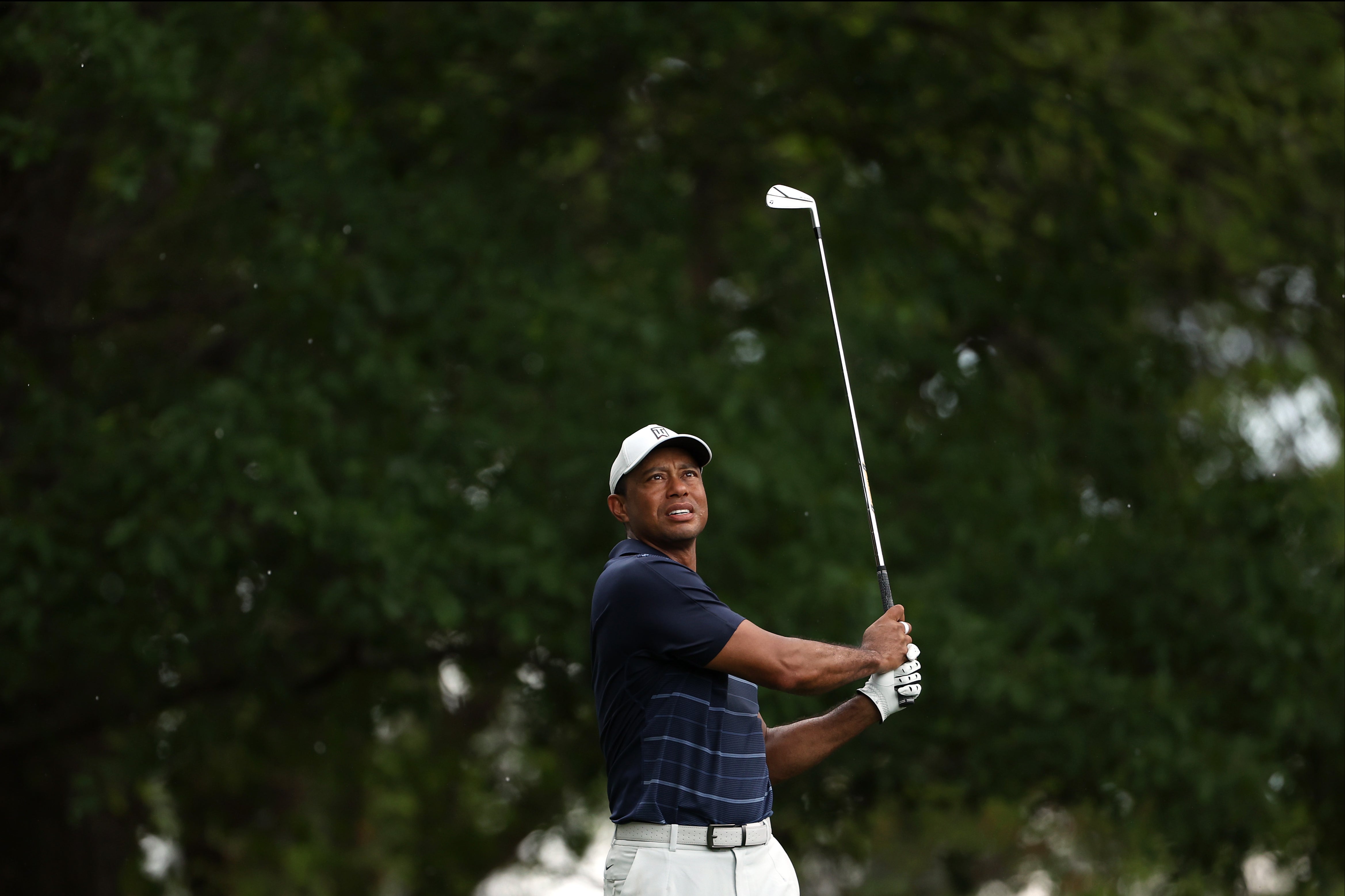 Tiger Woods made his return to professional golf in the Bahamas