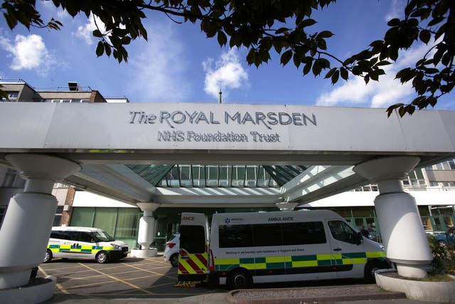 The proposed move comes following concerns that the Royal Marsden does not have a children’s intensive care unit (Yui Mok/PA)