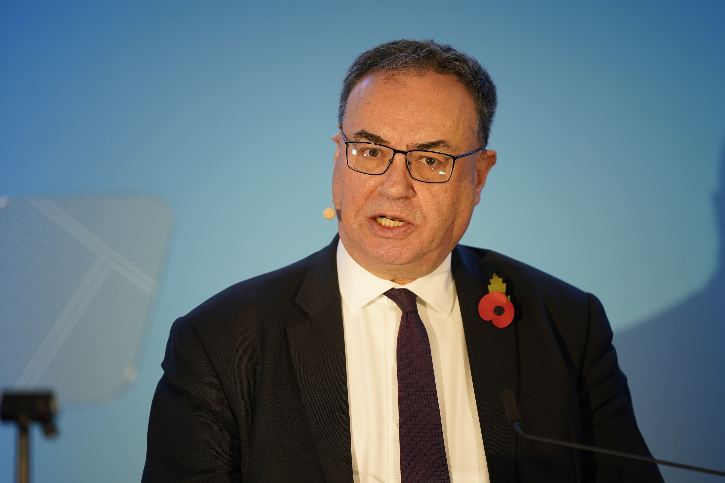 Bank of England governor Andrew Bailey will reveal new base rate on Thursday