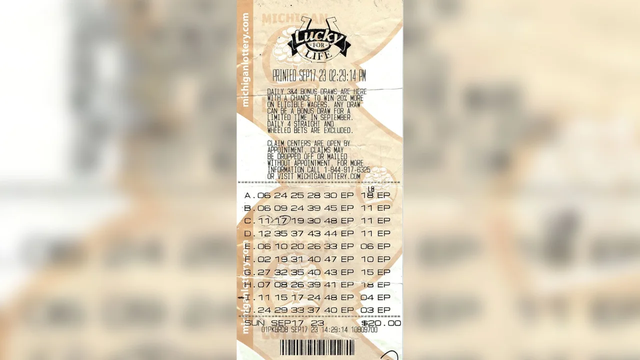 <p>The winning ticket </p>