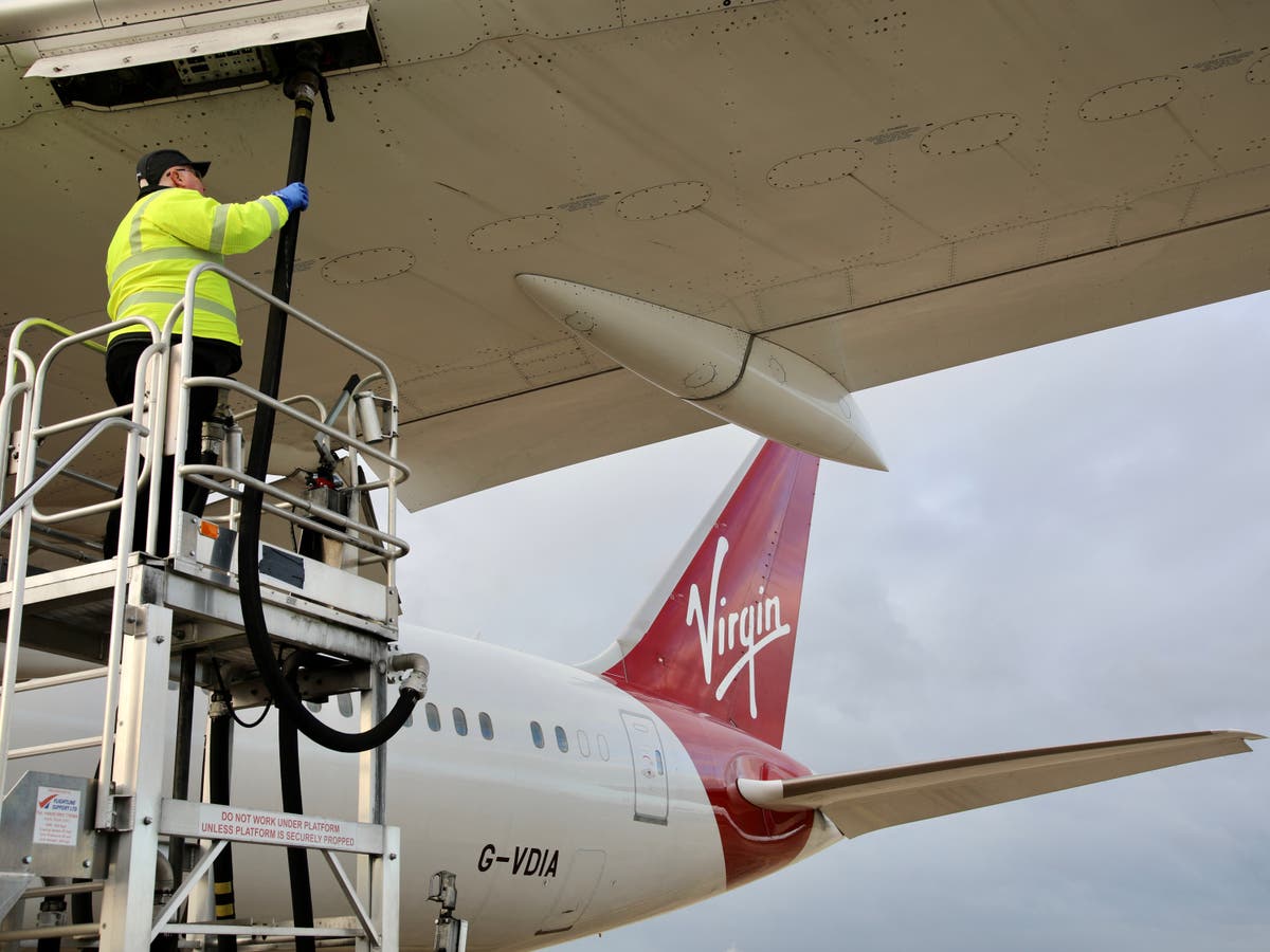 First ‘SAF’ transatlantic flight for Virgin Atlantic – but no paying passengers on board London-New York trip