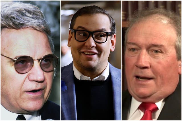 <p>Jim Traficant, George Santos and Michael Myers</p>