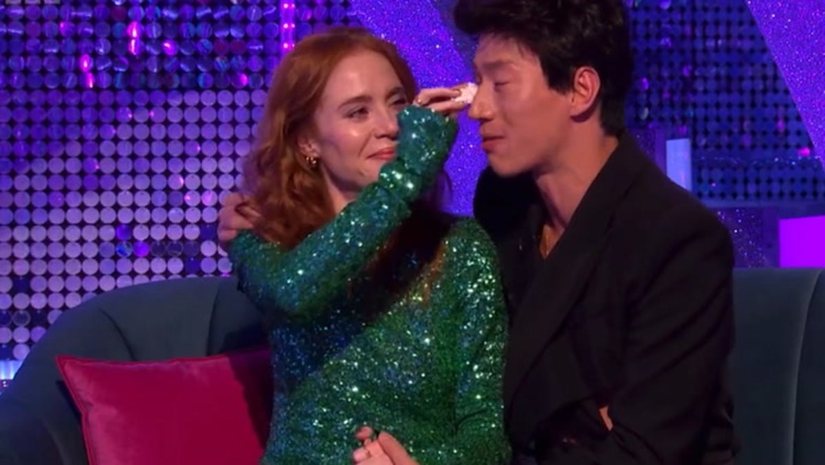 Strictly’s Carlos Gu says he feels ‘robbed’ after exit with Angela Scanlon