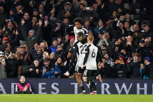 Willian won it for Fulham (Zac Goodwin/PA)