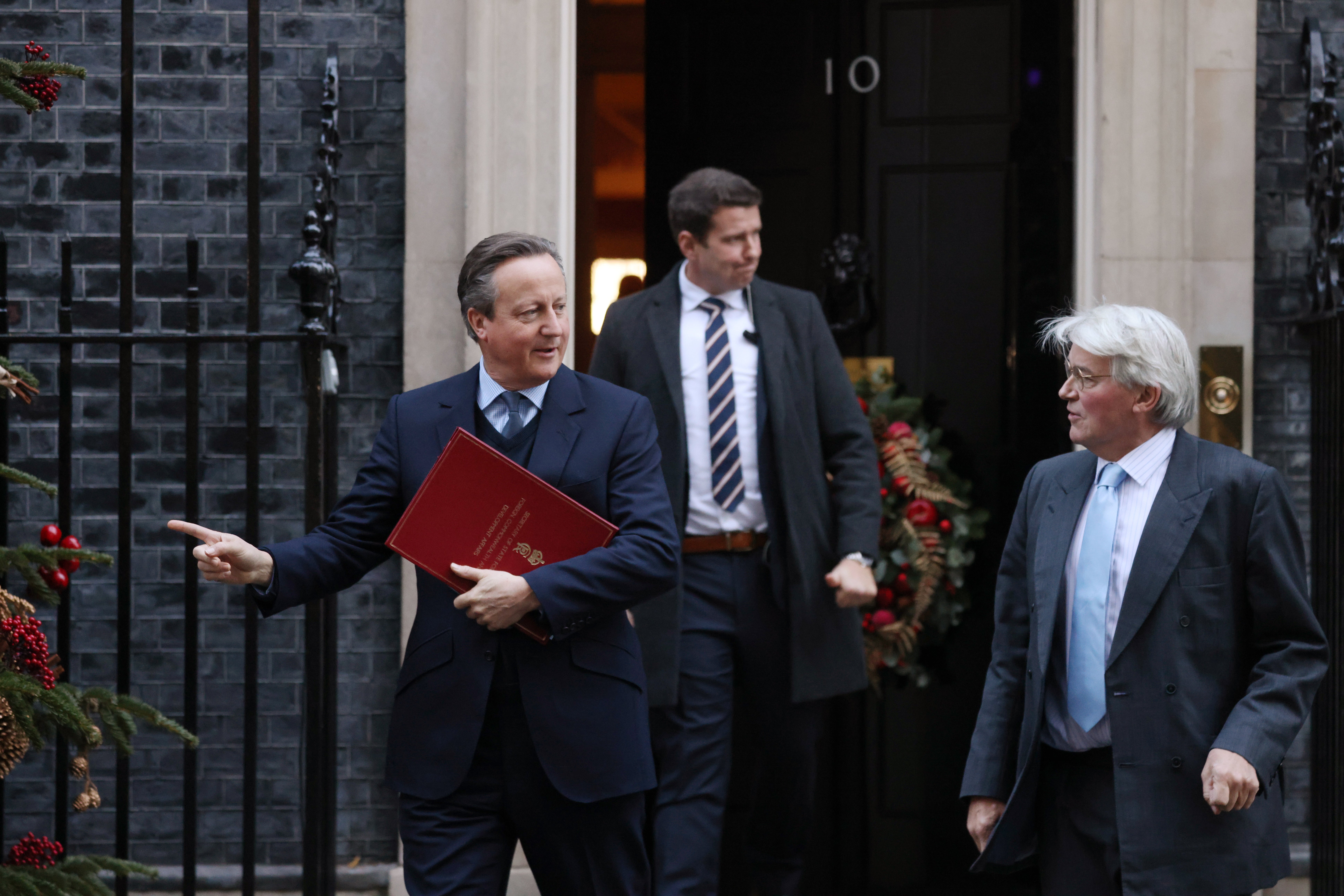 Lord Cameron leaves cabinet on Tuesday ahead of trip to Brussels