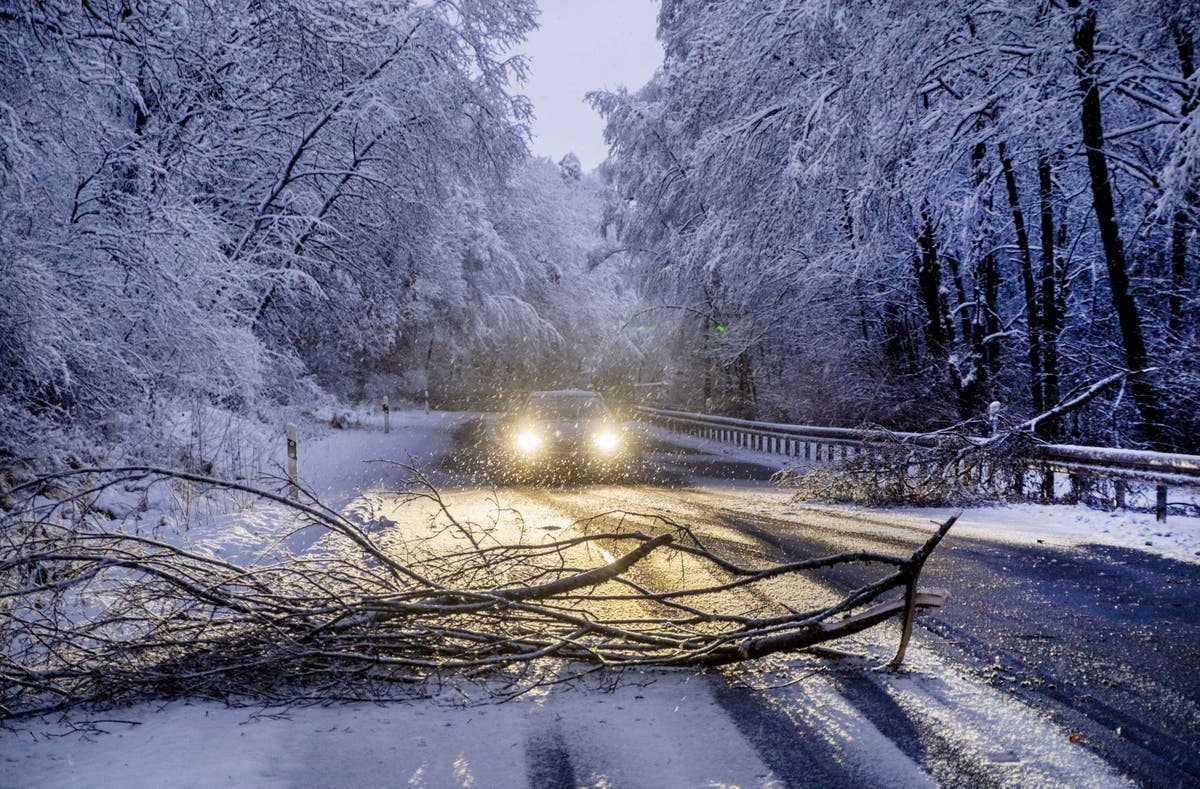 Зимата пристига в Северна Европа, с опасни пътища в Германия и рекордно ниски нива в Скандинавия