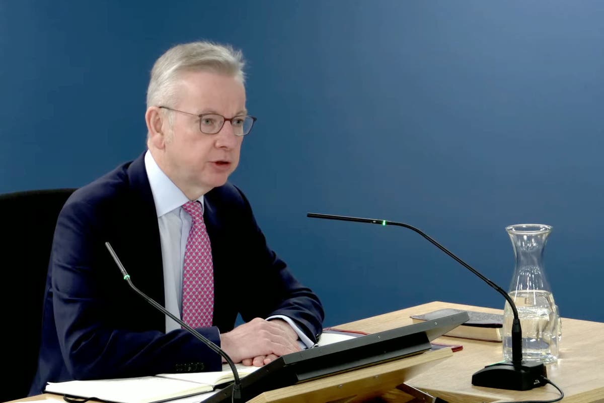 Covid inquiry live: Michael Gove apologises for government pandemic mistakes that caused ‘so much pain’