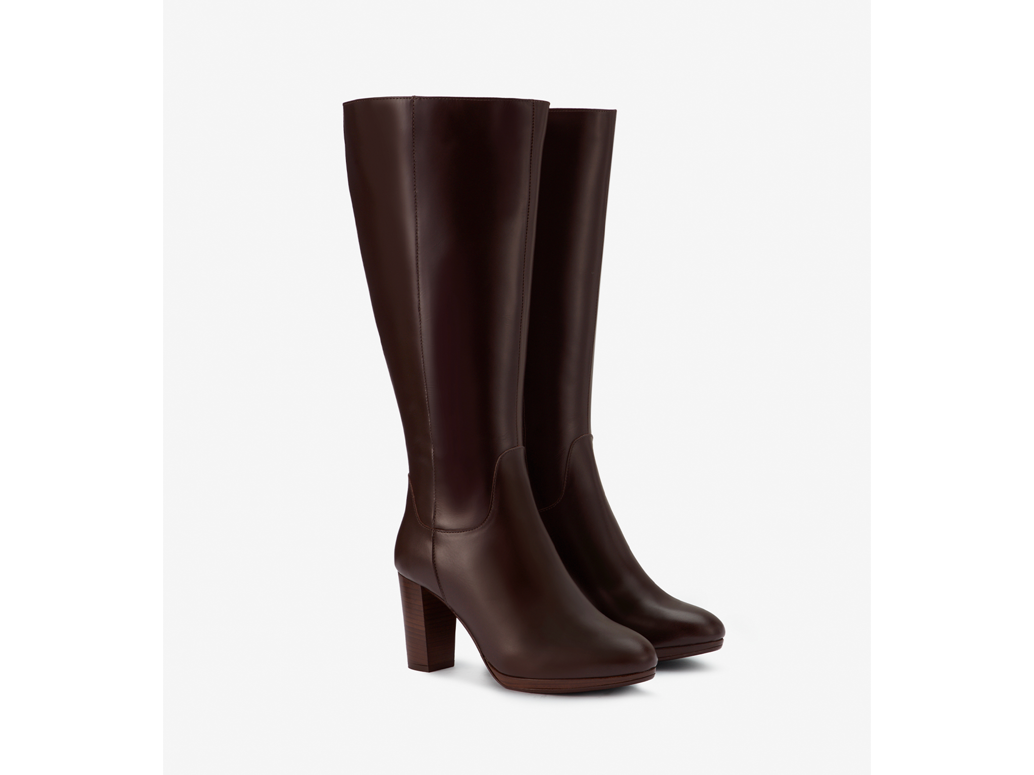 Duo Boots Belmore knee high boots in brown leather