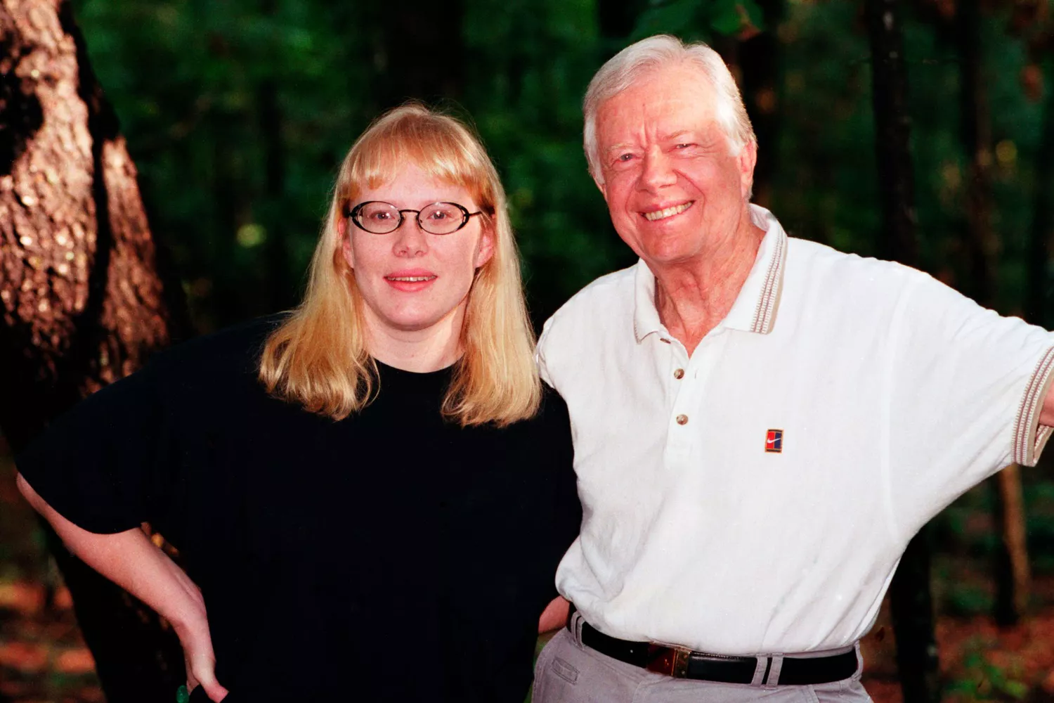 Amy Carter and her father, Jimmy Carter