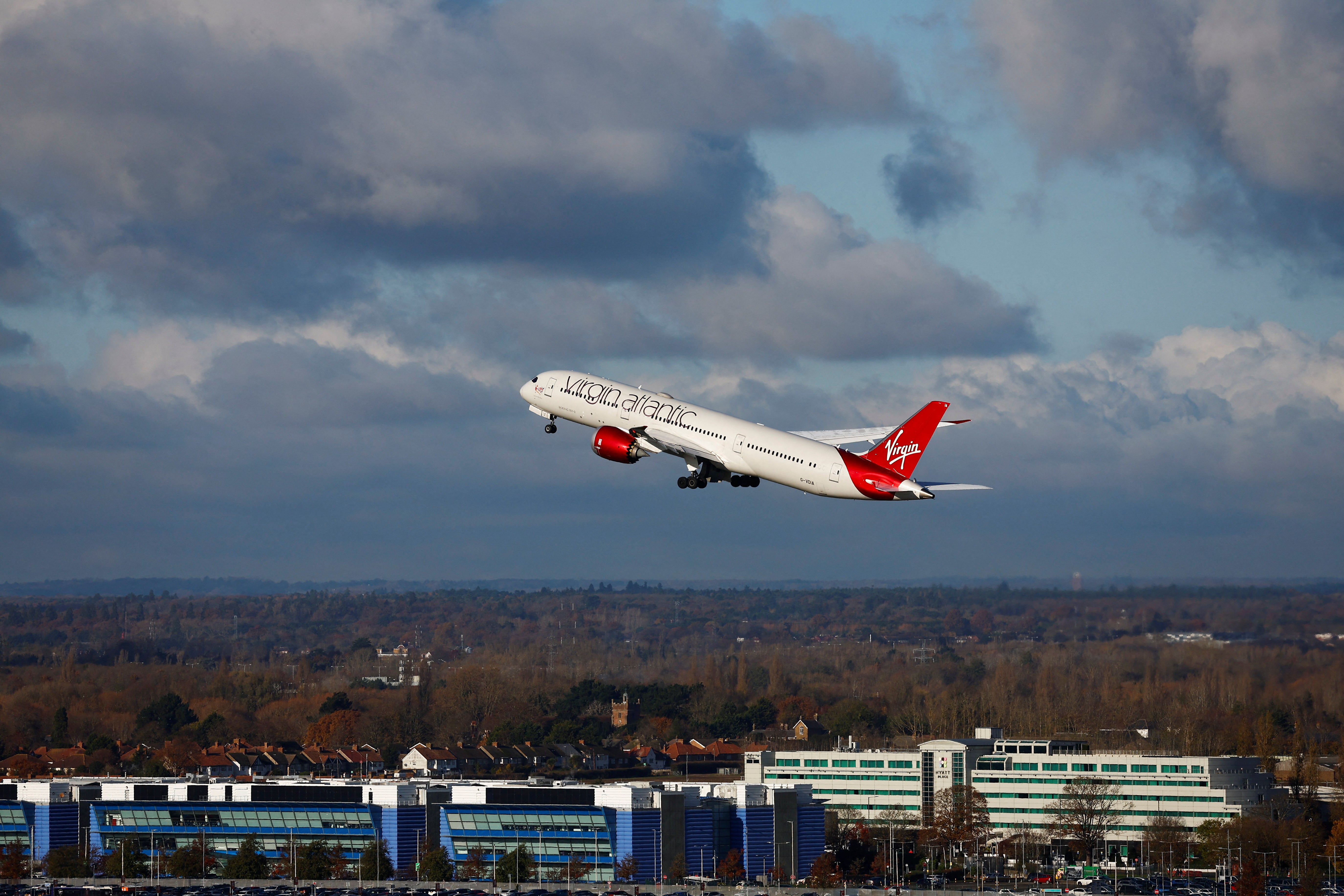 Virgin Atlantic operated the first transatlantic flight powered entirely by sustainable aviation fuel on Tuesday