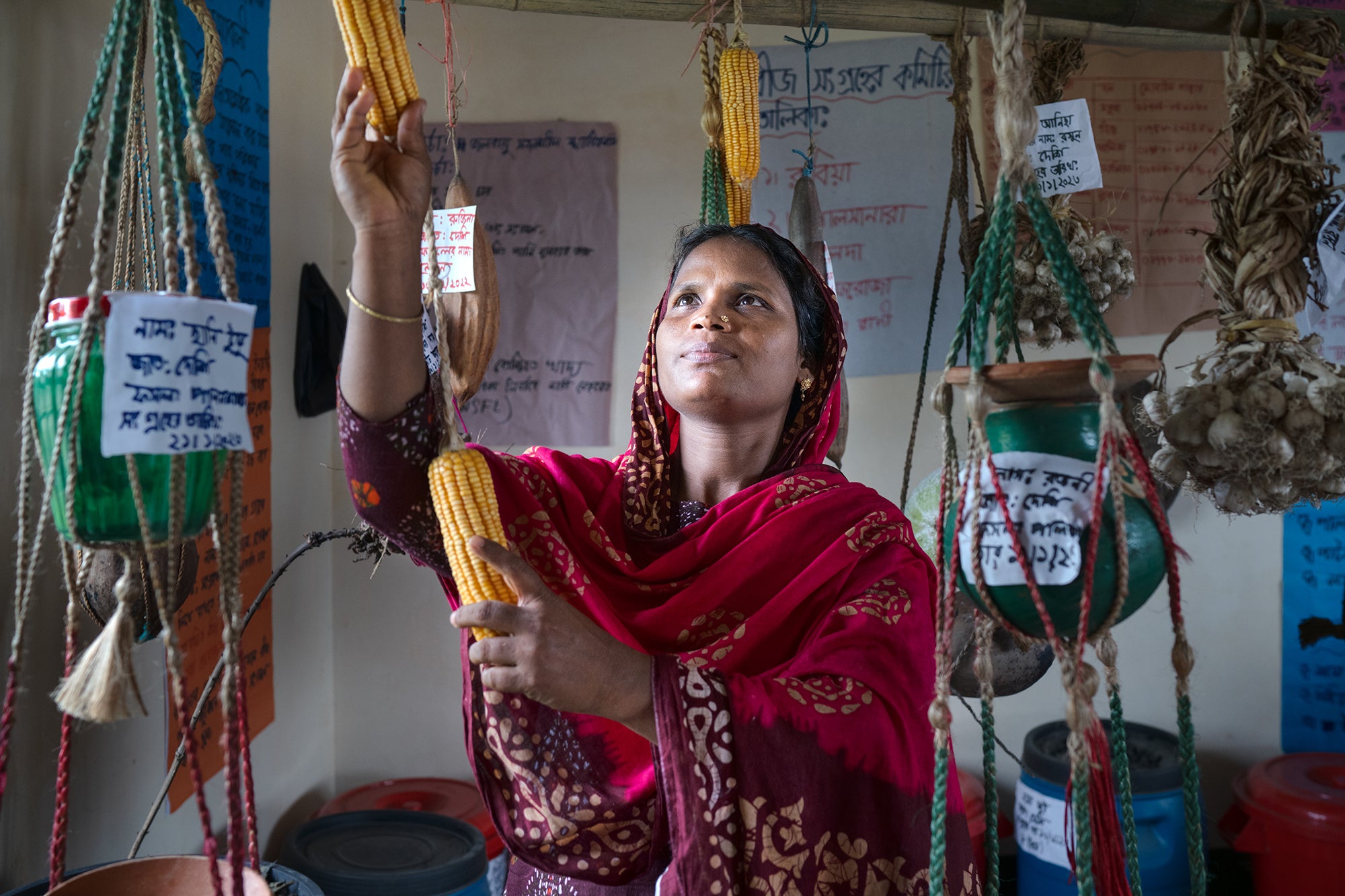 Rozina, 33, is a farmer and chair of Shobuj Nari Krishok Dol, a women farmers’ group in Ghoraghat