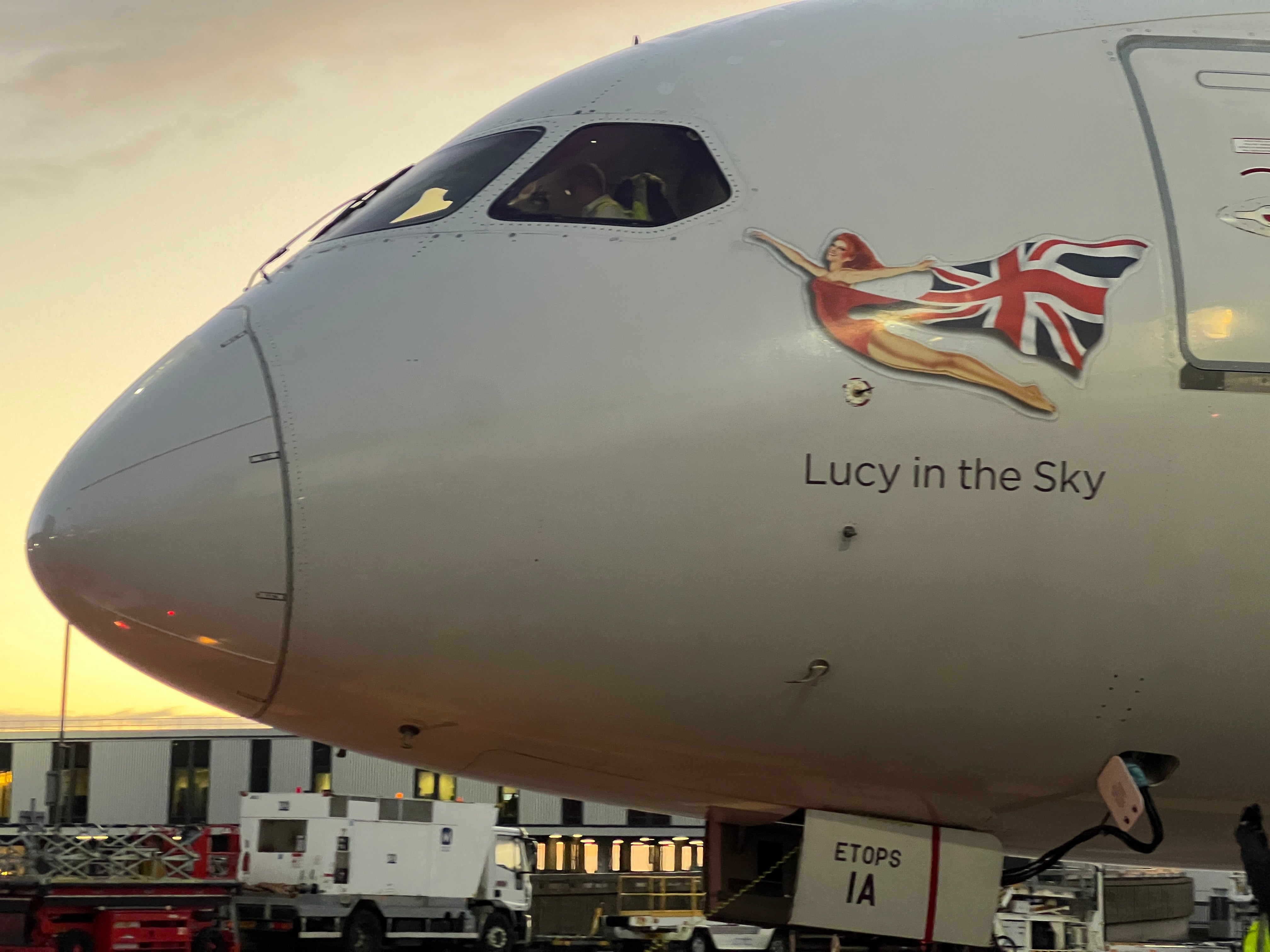 Sky gazing: Lucy in the Sky, the Virgin Atlantic Boeing 787 Dreamliner used for the first SAF transatlantic flight
