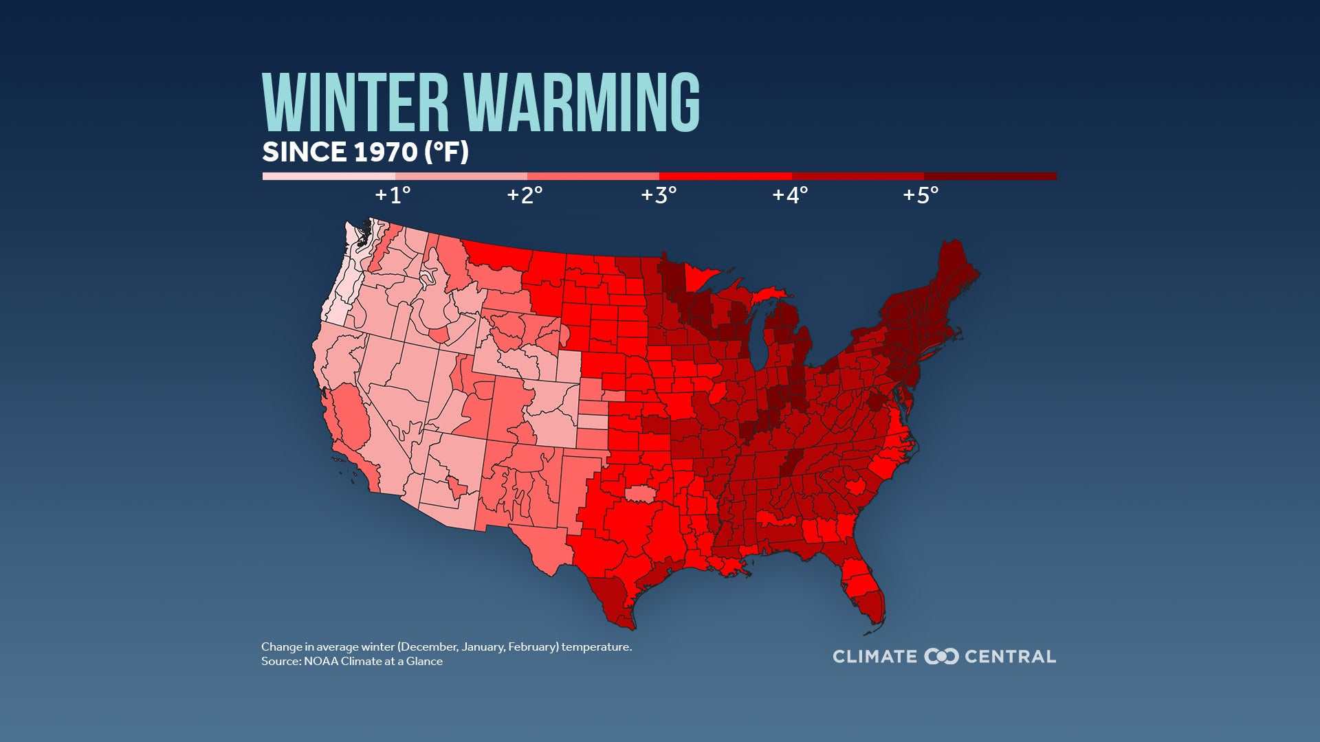 The climate crisis has impacted winter more than any other season across the United States