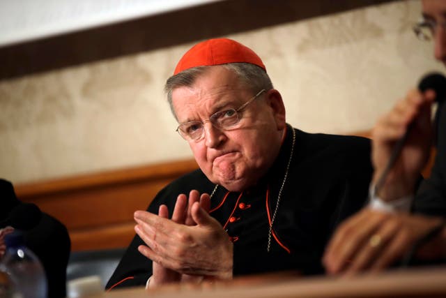 <p>Vatican Cardinal Burke</p>