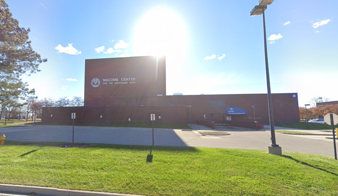 Macomb Centre for the Performing Arts, where Thompson’s body was reportedly found