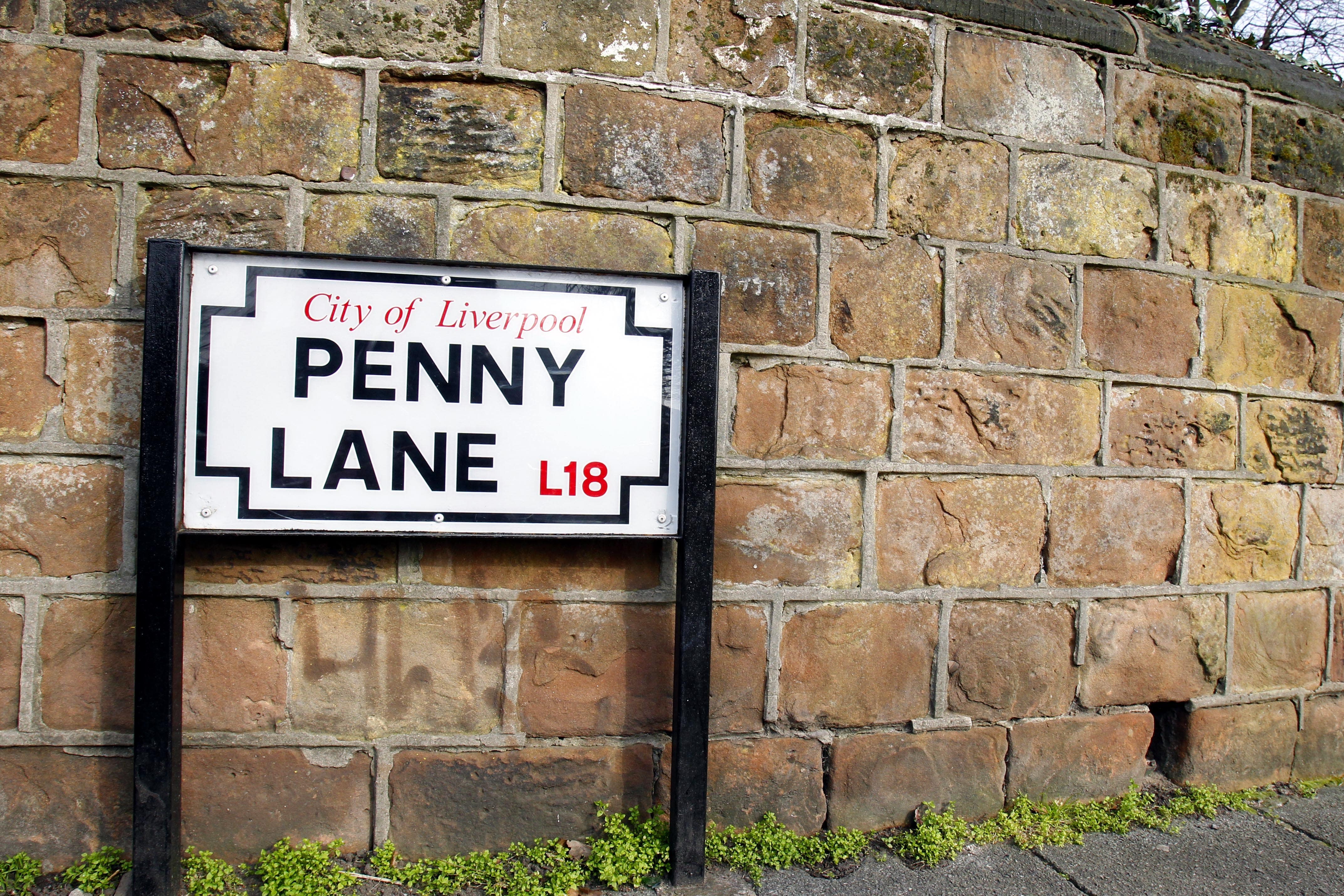 Penny Lane was made famous by the Beatles song of the same name (PA)