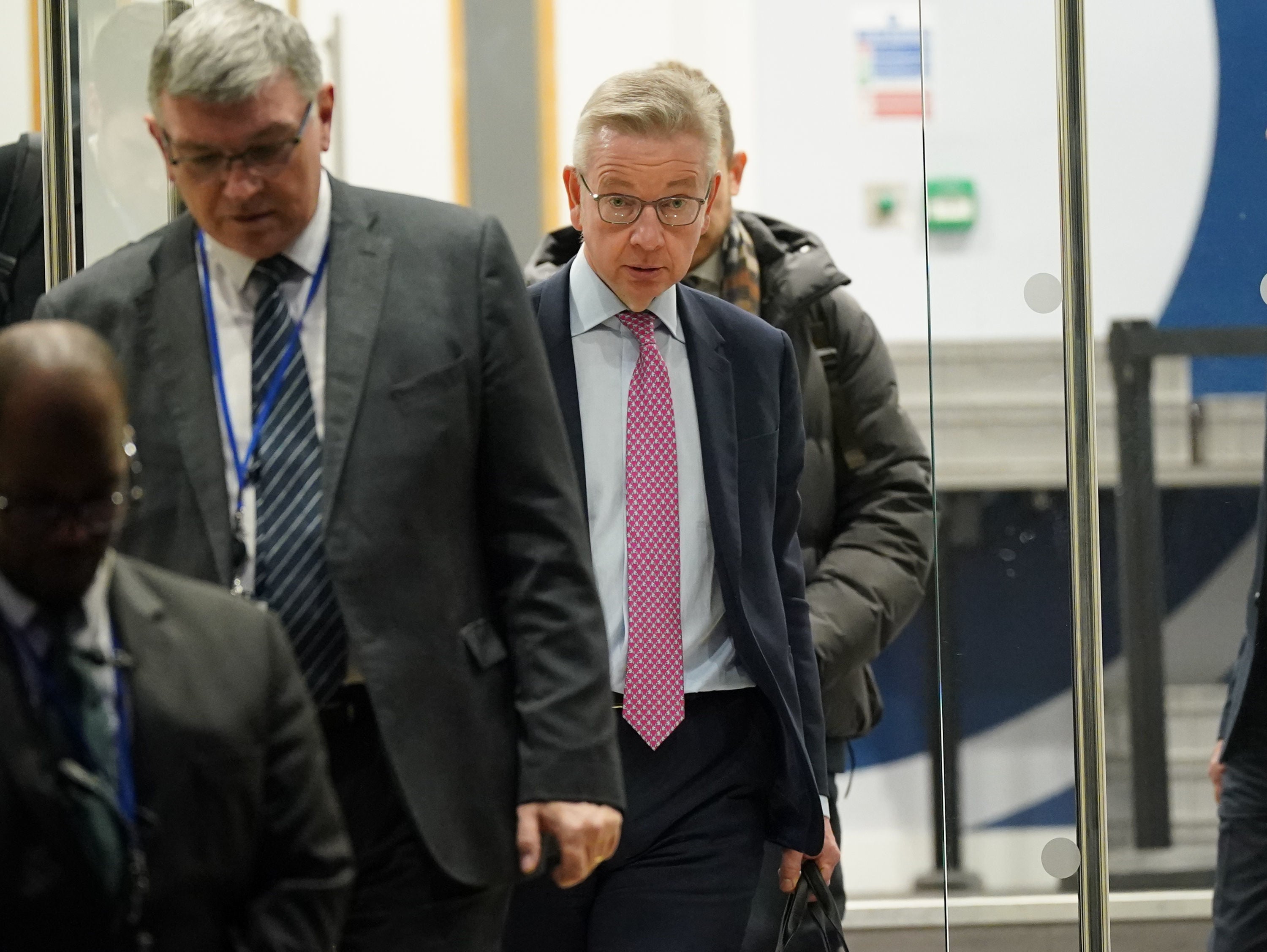 Gove leaving the Covid inquiry after an explosive hearing