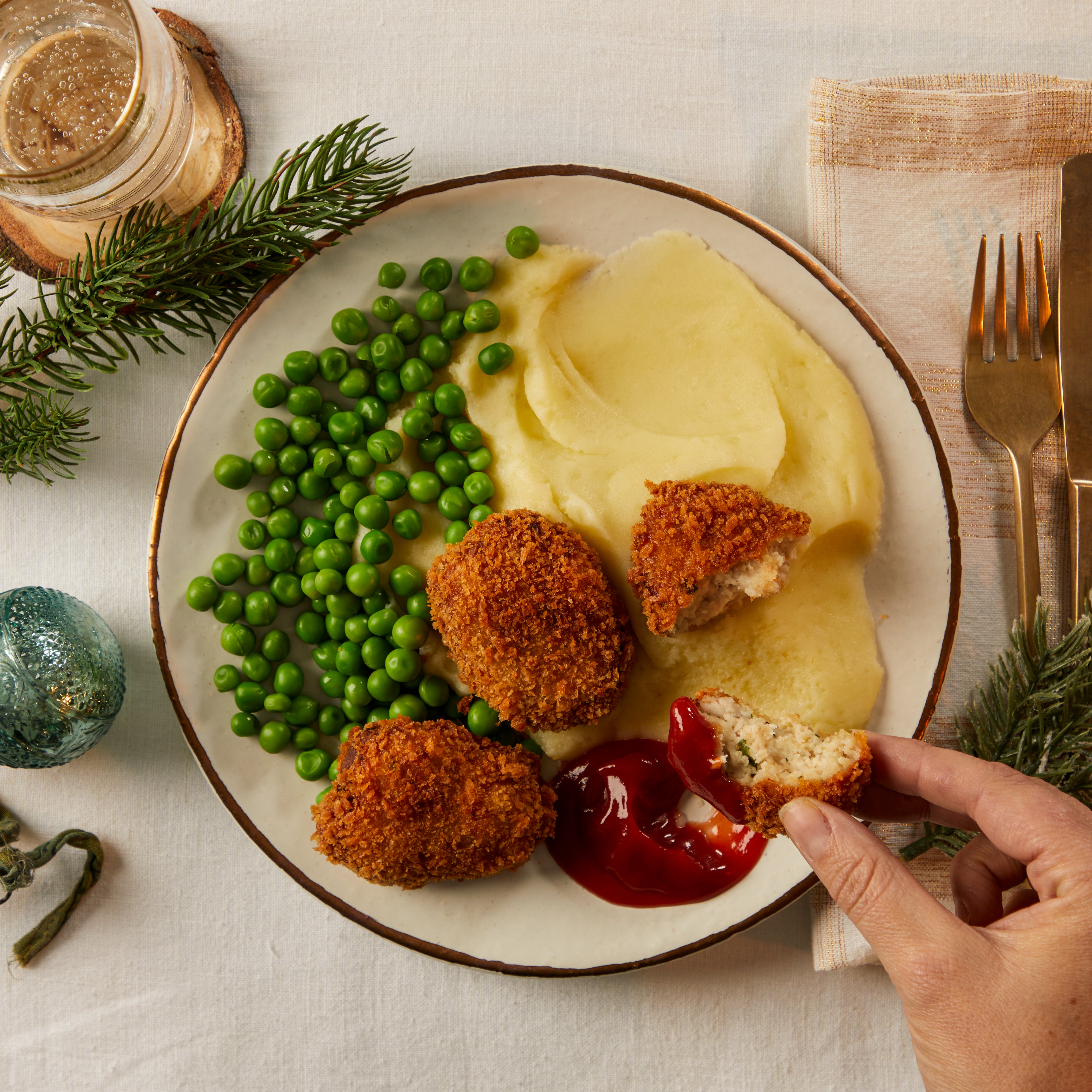If you can still tolerate turkey after the big day, these nuggets will go down a treat