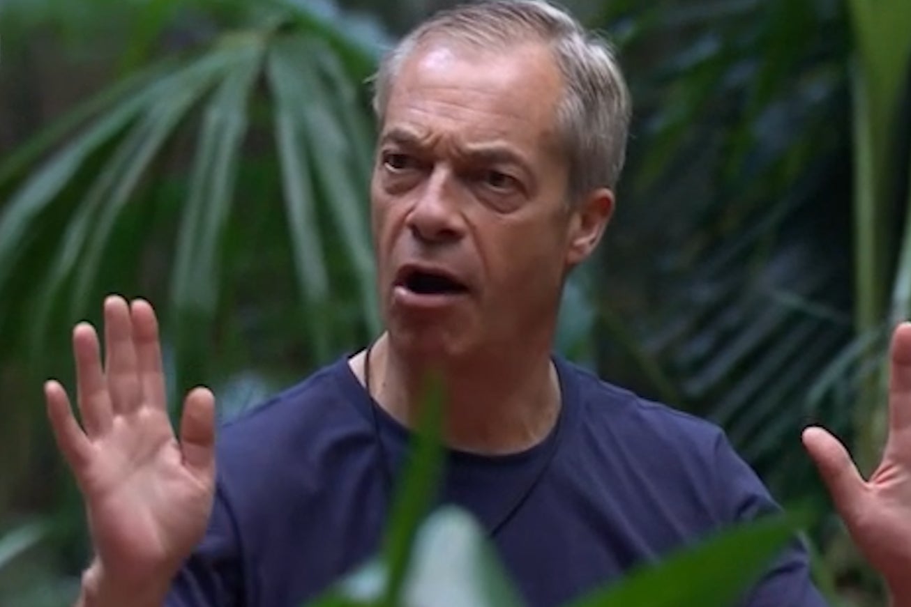 Nigel Farage has repeatedly clashed with fellow I’m a Celeb contestants on politics