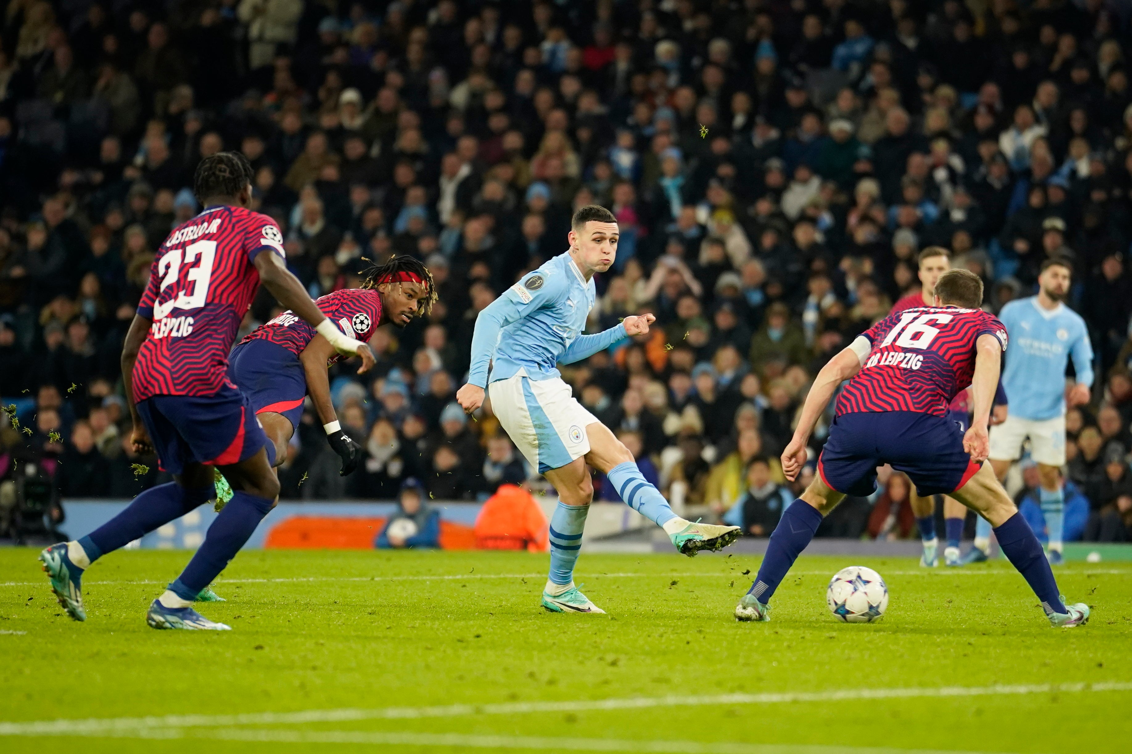 rb leipzig, phil foden, erling haaland, as manchester city celebrated their past, phil foden reminded them of their glorious present