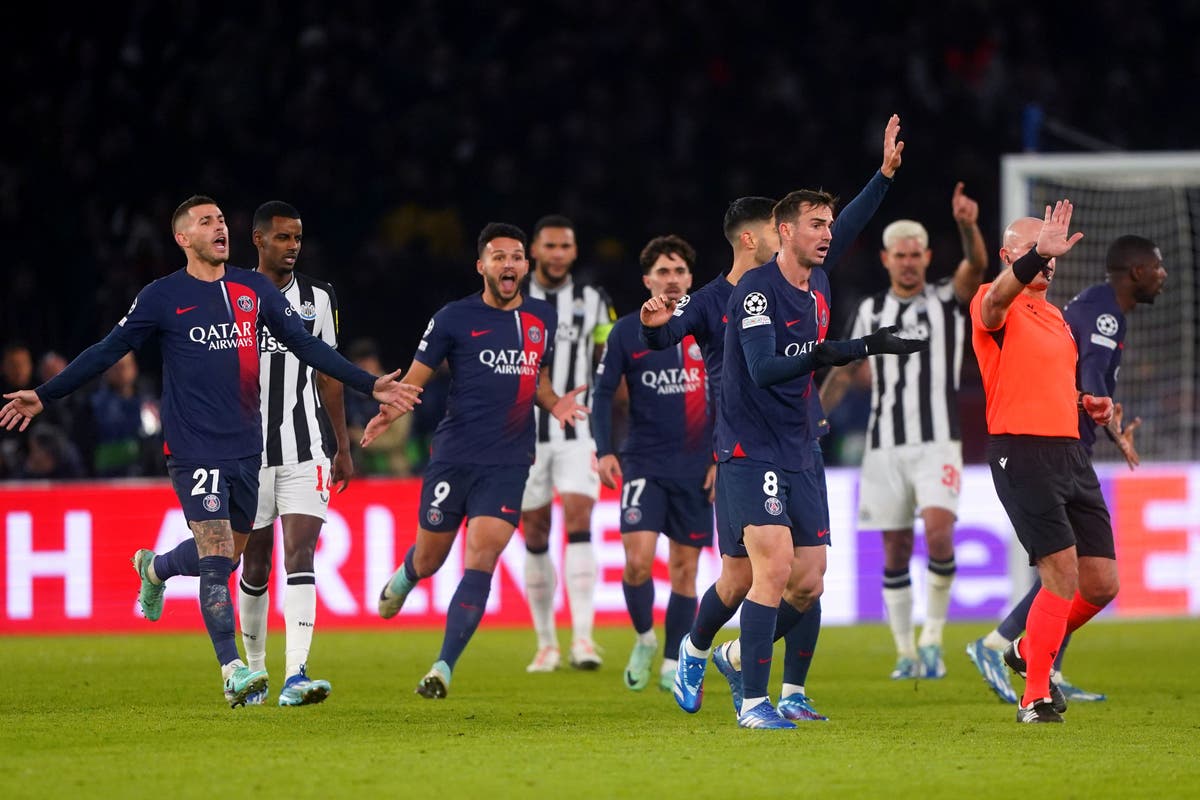 Alan Shearer blasts &lsquo;disgusting&rsquo; penalty as Newcastle denied win in Paris