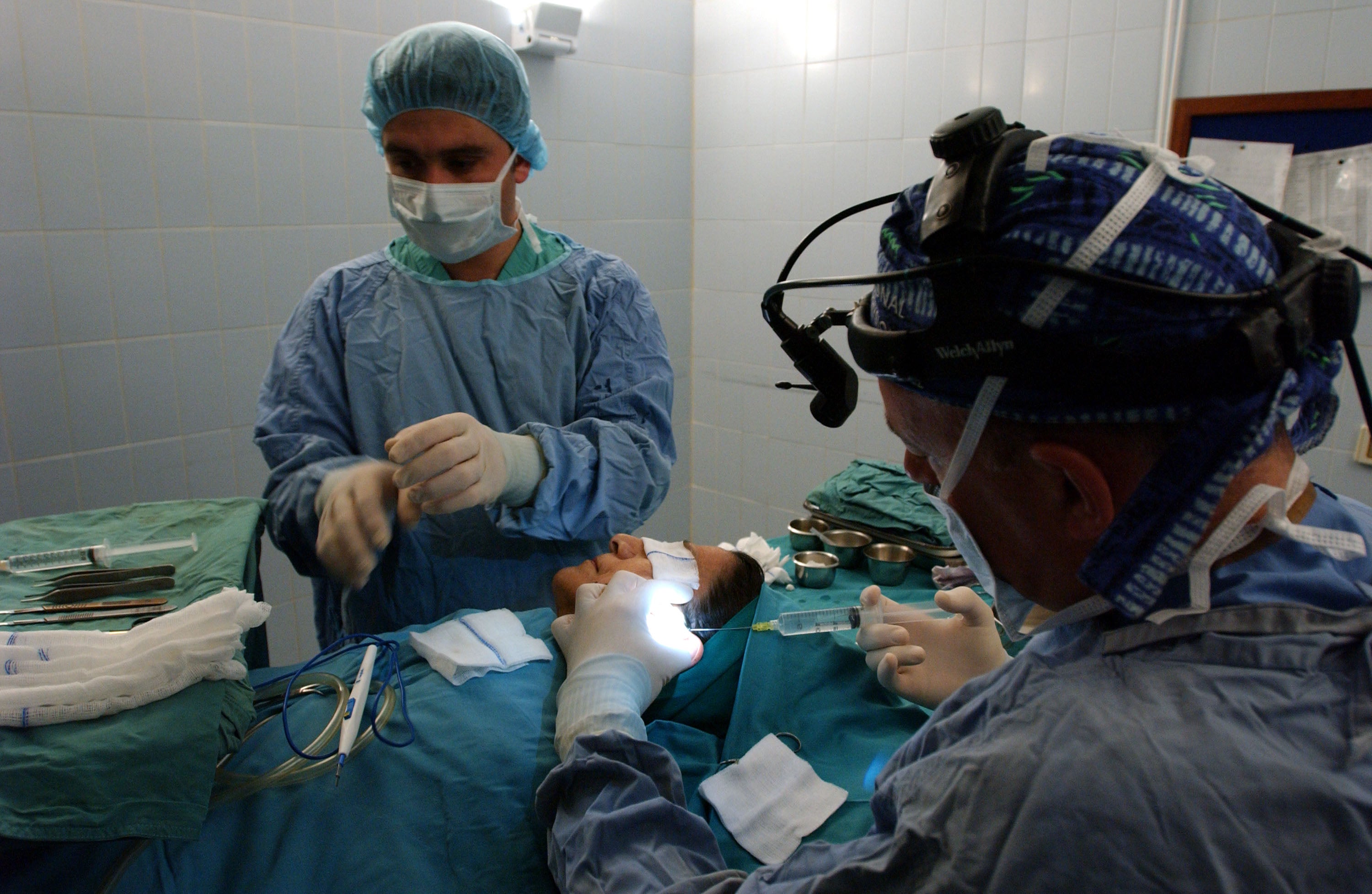Representational image: A Lebanese woman gets face lift by cosmetic surgeon