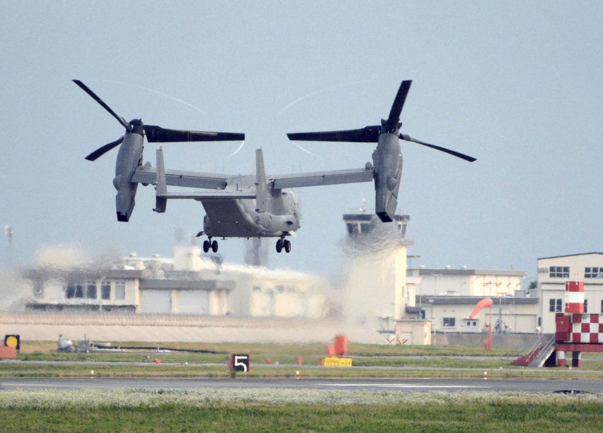 Американски военен самолет Osprey с 8 на борда се разби в морето край Южна Япония
