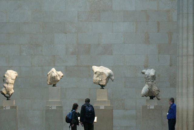 The Elgin Marbles are in the British Museum (PA)