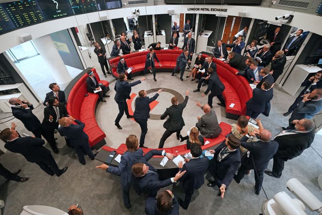 The London Metal Exchange suspended trading and cancelled some trades after the price of nickel spiked (Yui Mok/PA)