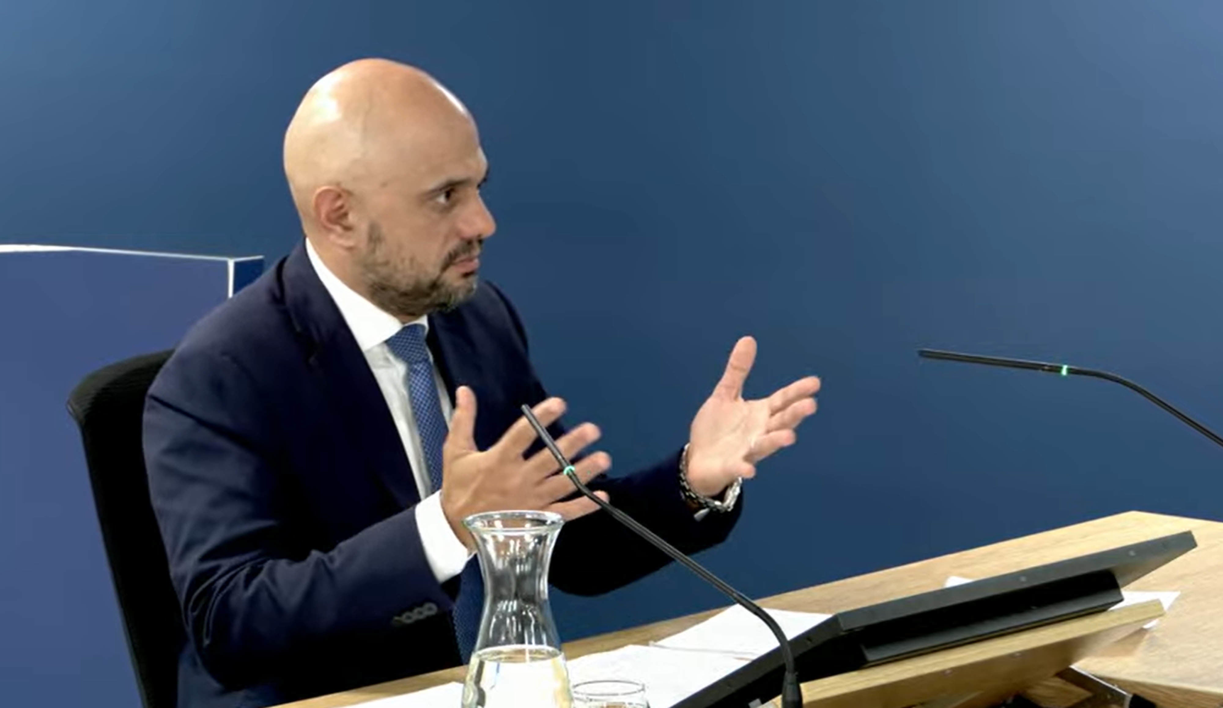 Sajid Javid says he agrees with claims there was a toxic culture in No 10