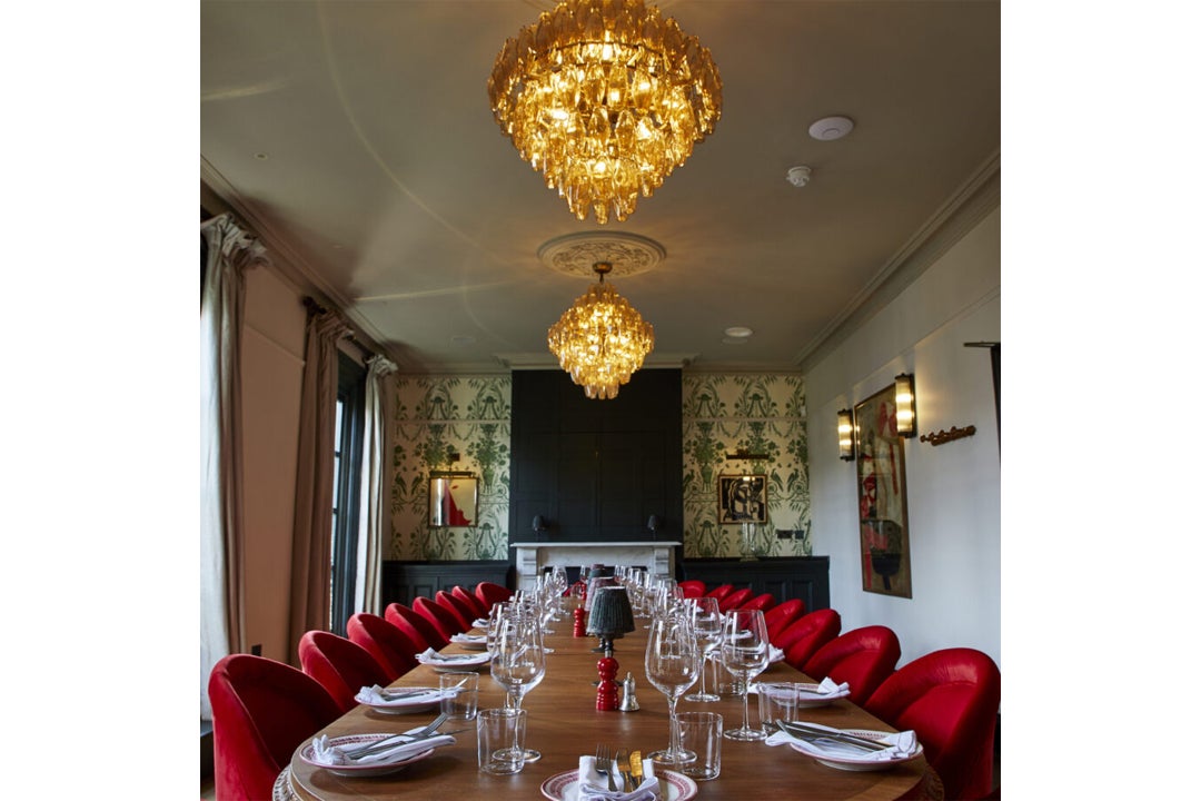 The private feasting room