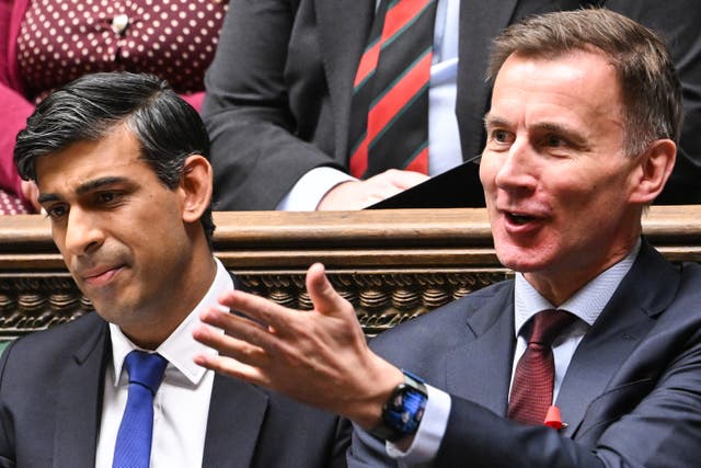 <p>The prime minister Rishi Sunak and his chancellor Jeremy Hunt seem attracted by the idea of reducing inheritance tax</p>