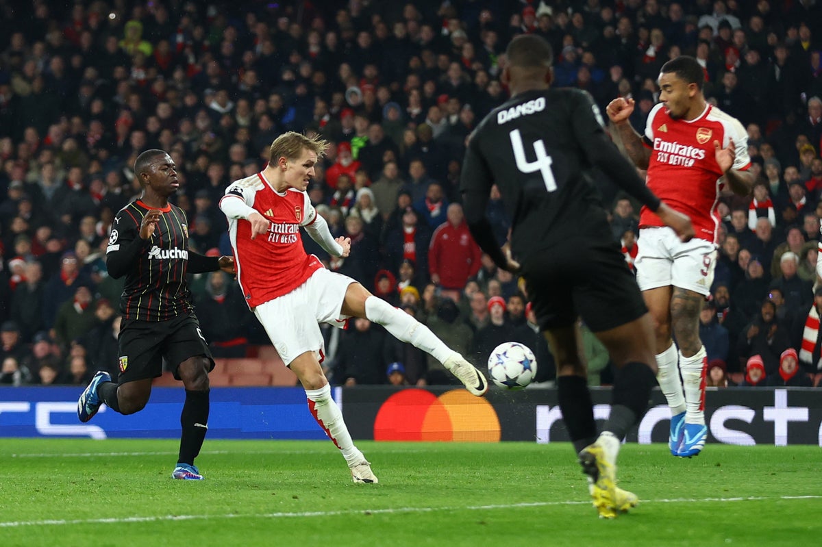 Arsenal vs RC Lens LIVE! Champions League result, match stream and latest  updates today