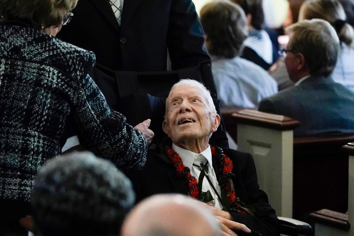 President Jimmy Carter Honors Rosalynn Carter at Funeral - A Look at ...