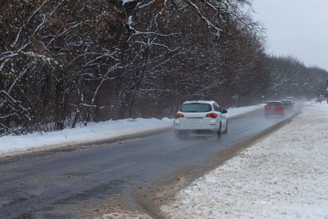 Drivers need to be extra careful in icy conditions (Alamy/PA)