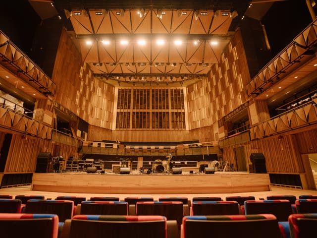 <p>Inside the newly refurbished Bristol Beacon</p>