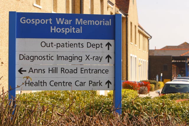 Gosport War Memorial Hospital in Hampshire (Chris Ison/PA)