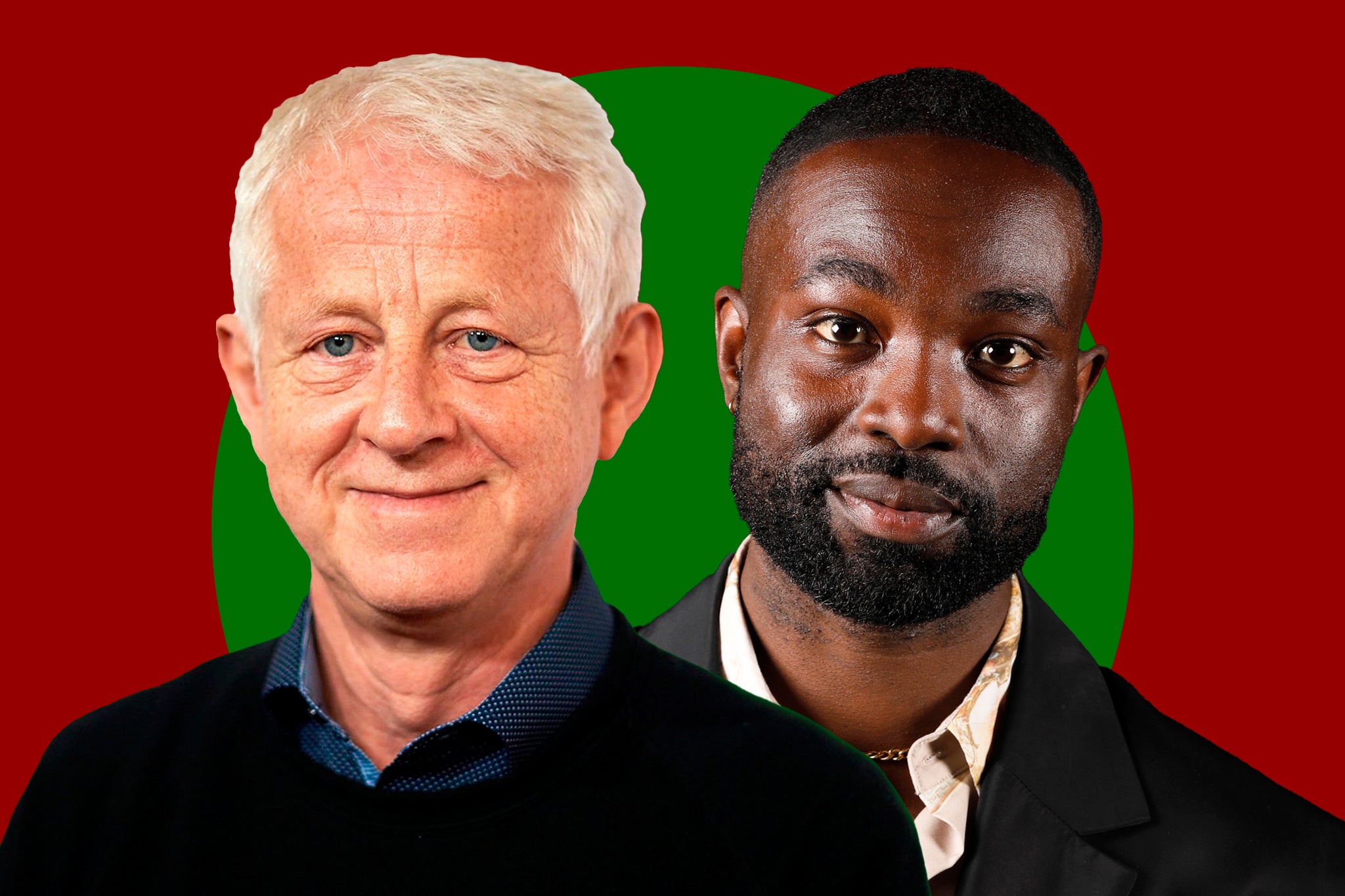 Richard Curtis and Paapa Essiedu, star of Curtis’s festive flick ‘Genie’