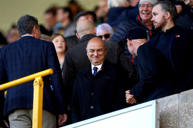 Daniel Levy was a key figure in the development of Tottenham Hotspur Stadium (David Davies/PA)