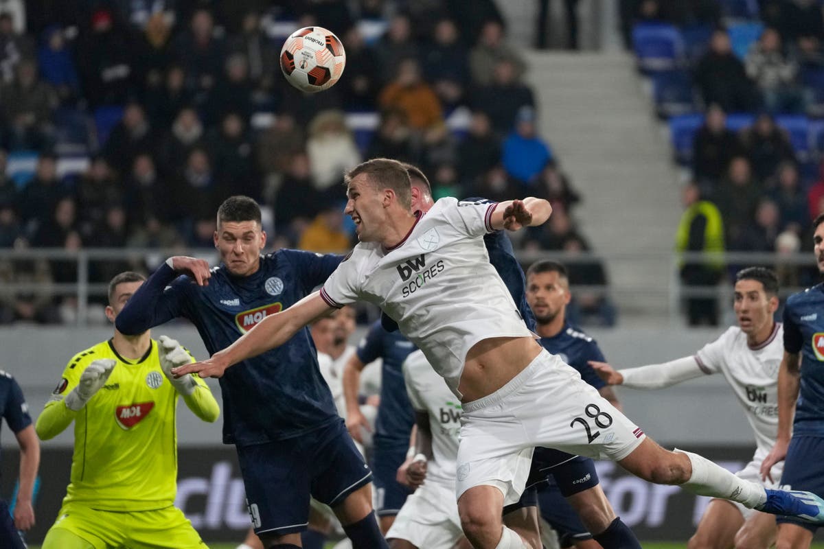 Tomas Soucek snatches late winner for West Ham in otherwise uneventful clash in Serbia