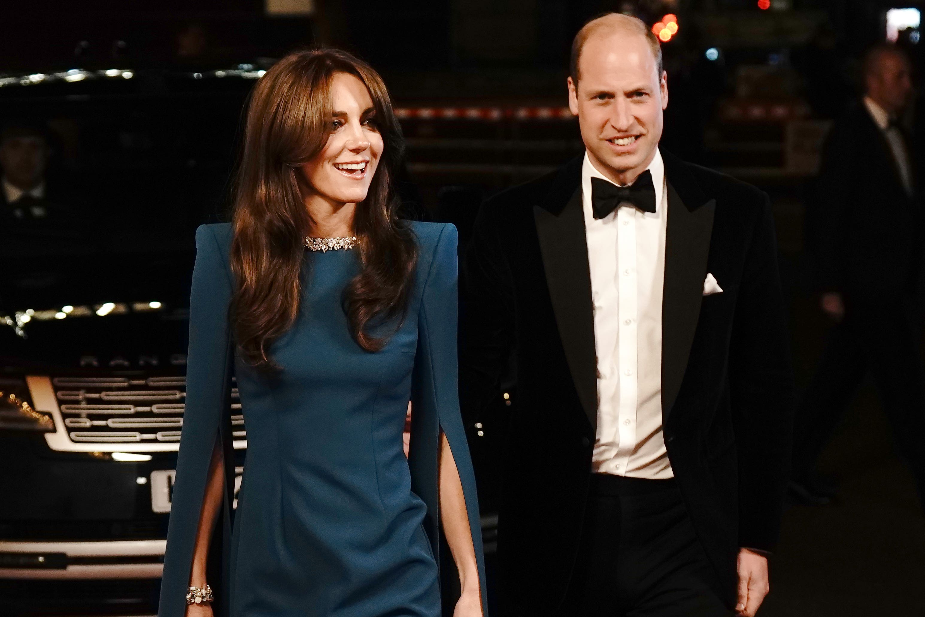 The Prince and Princess of Wales arrive for the Royal Variety Performance at the Royal Albert Hall