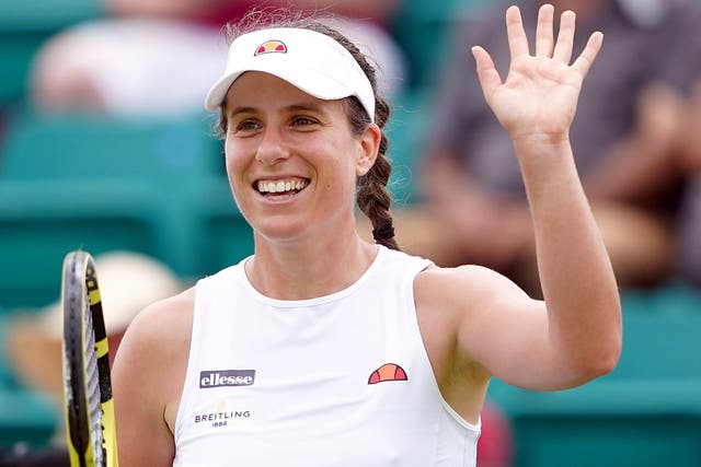 Johanna Konta retired from tennis in December 2021 (Zac Goodwin/PA)