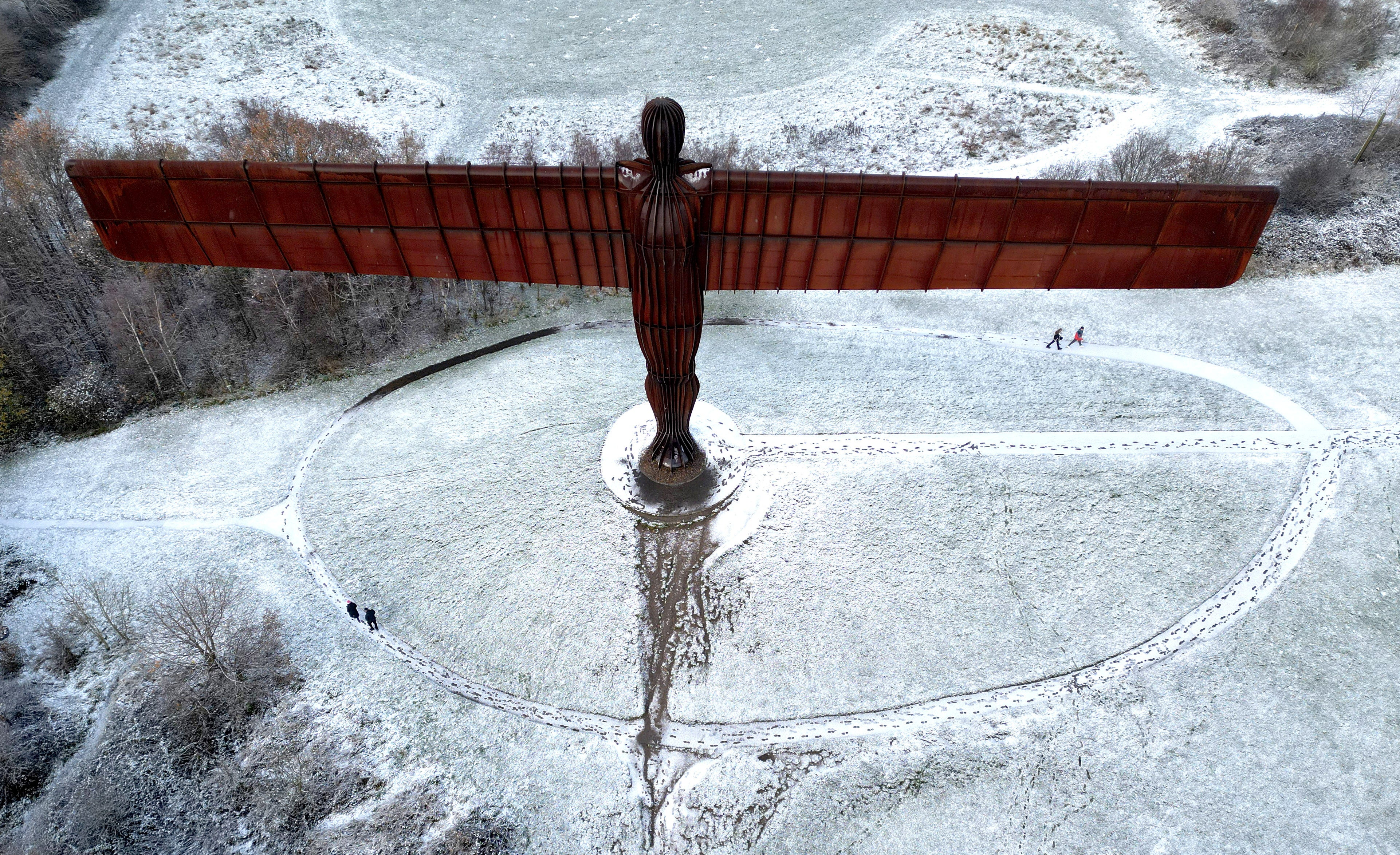 The ‘Angel of the North’ is arguably the UK’s most famous piece of public art