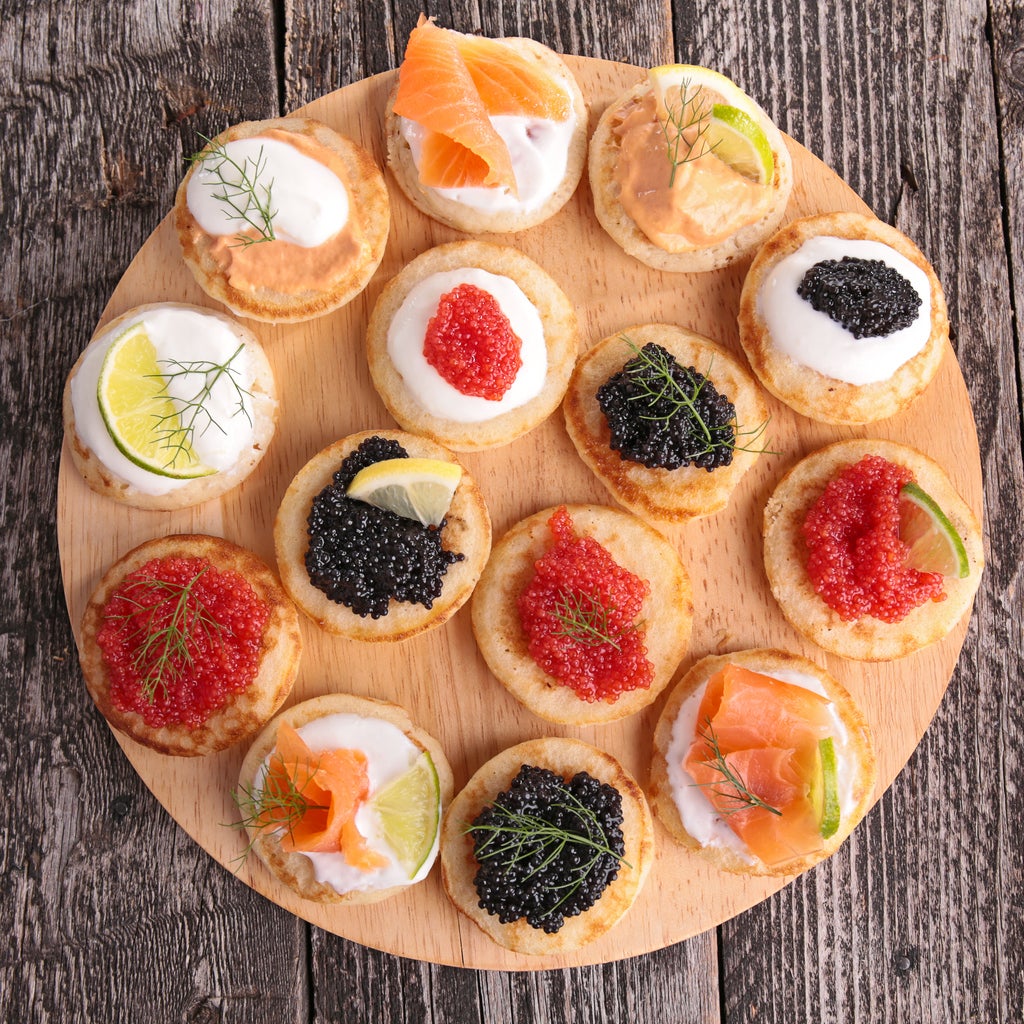 Canapes are important for fuelling you through all the cooking