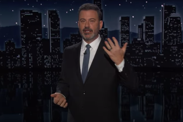 <p>Late-night host Jimmy Kimmel trolled George Santos</p>