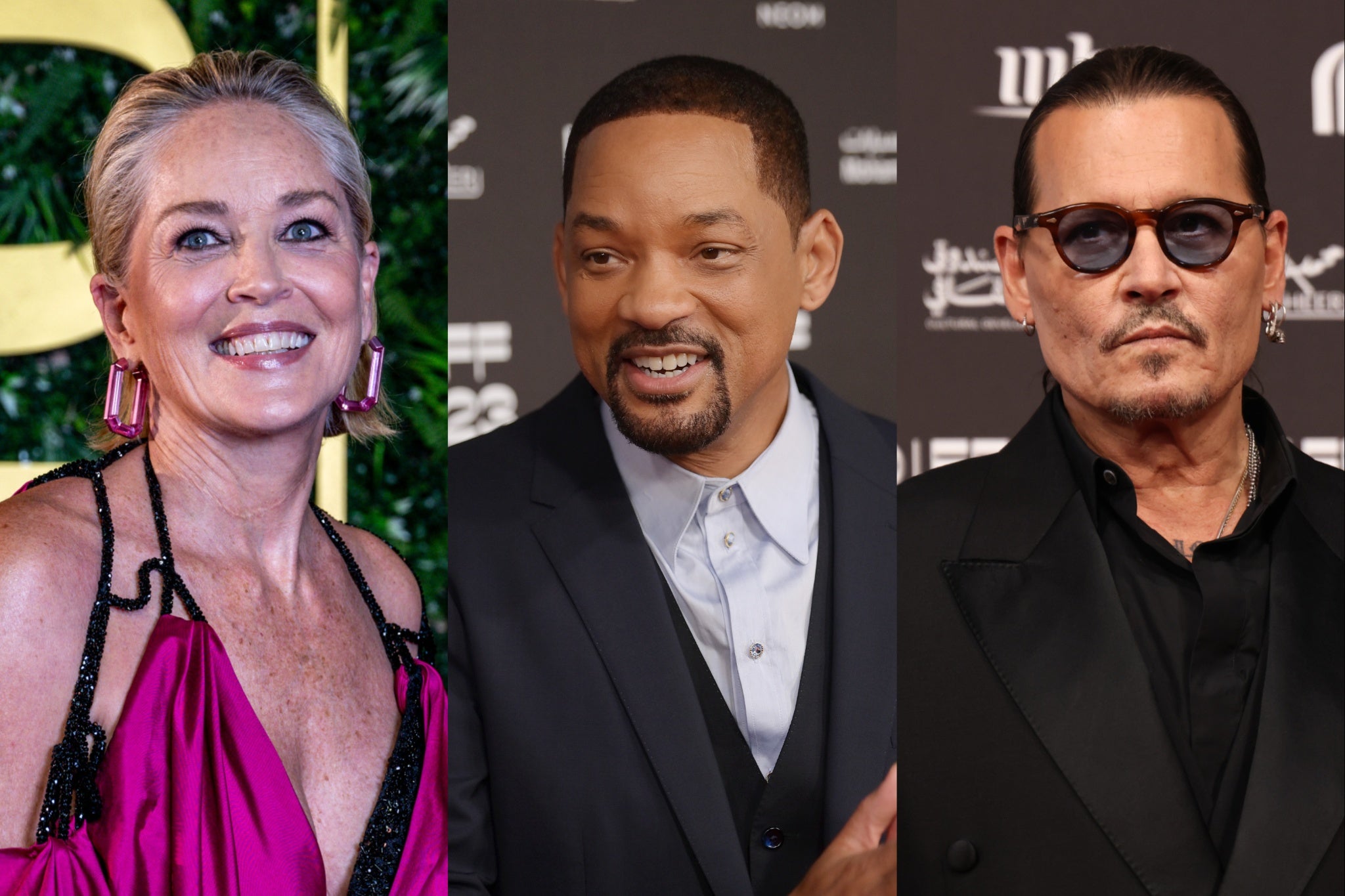 Sharon Stone, Will Smith, Johnny Depp